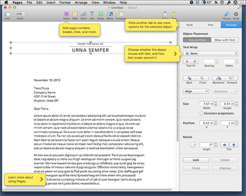 what software for word processing on a mac